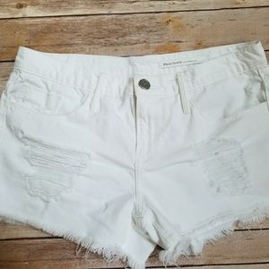 Black Orchid White Denim Short